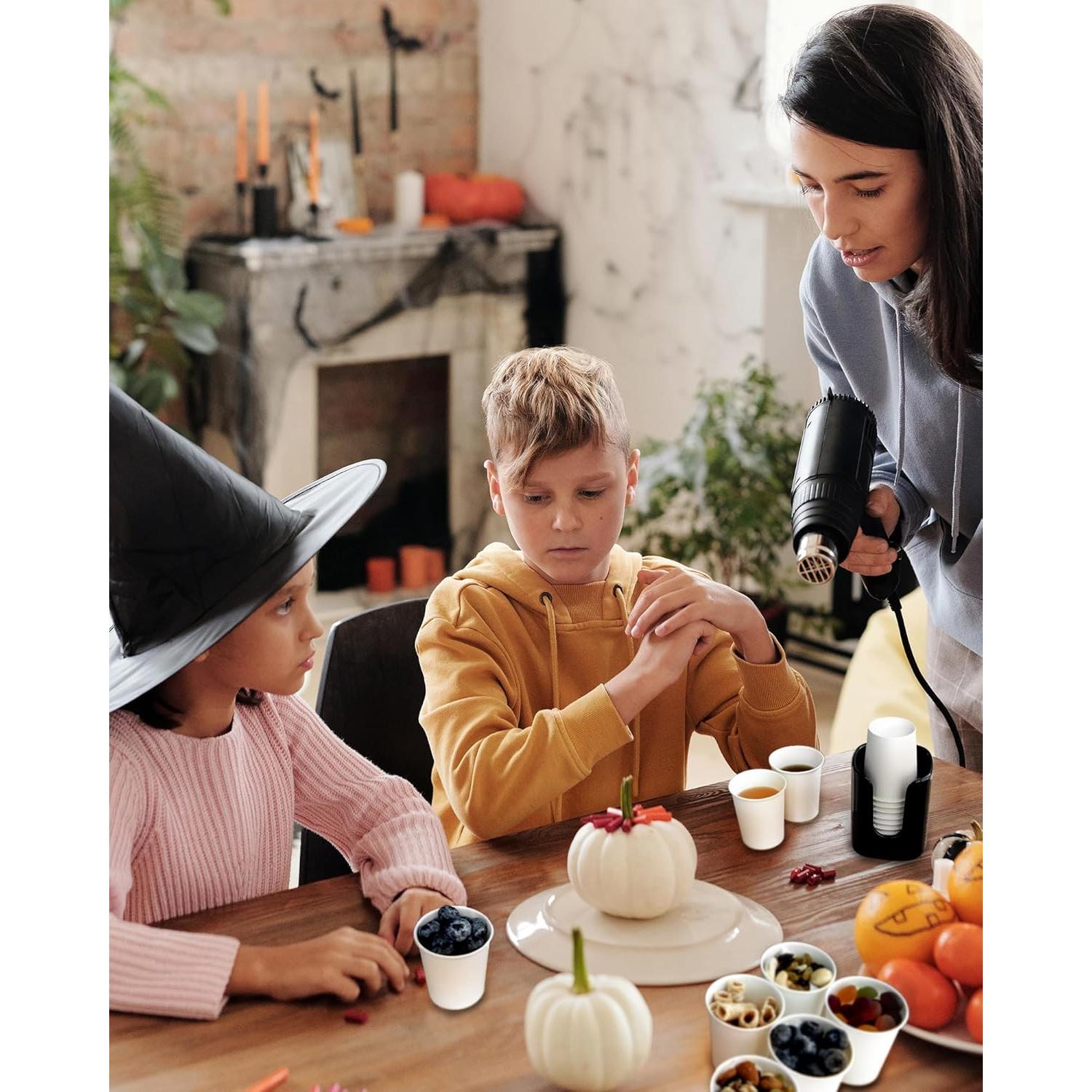 Dispensador de Tazas de Cerámica Cuadrado Viosuniu 5 oz Negro