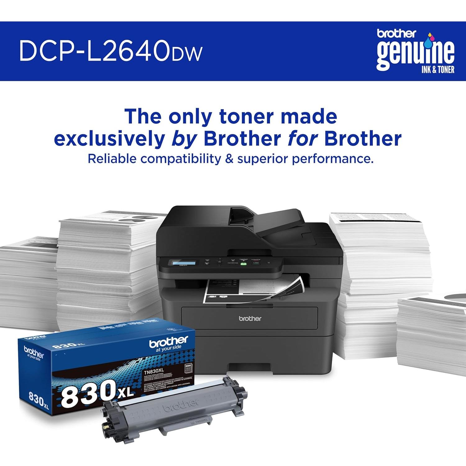 Impresora Multifuncional Brother DCP-L2640DW Láser B/N 3 en 1