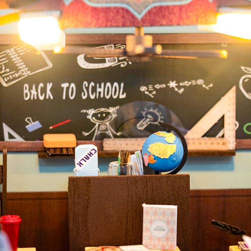 Kit Casa de Muñecas Miniatura DIY TOPBSFARNY 21.8x16.8 cm