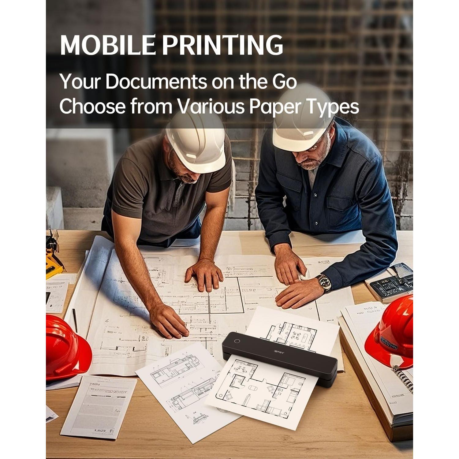 Impresora Portátil Térmica iDPRT MT610 Pro 300DPI Negra