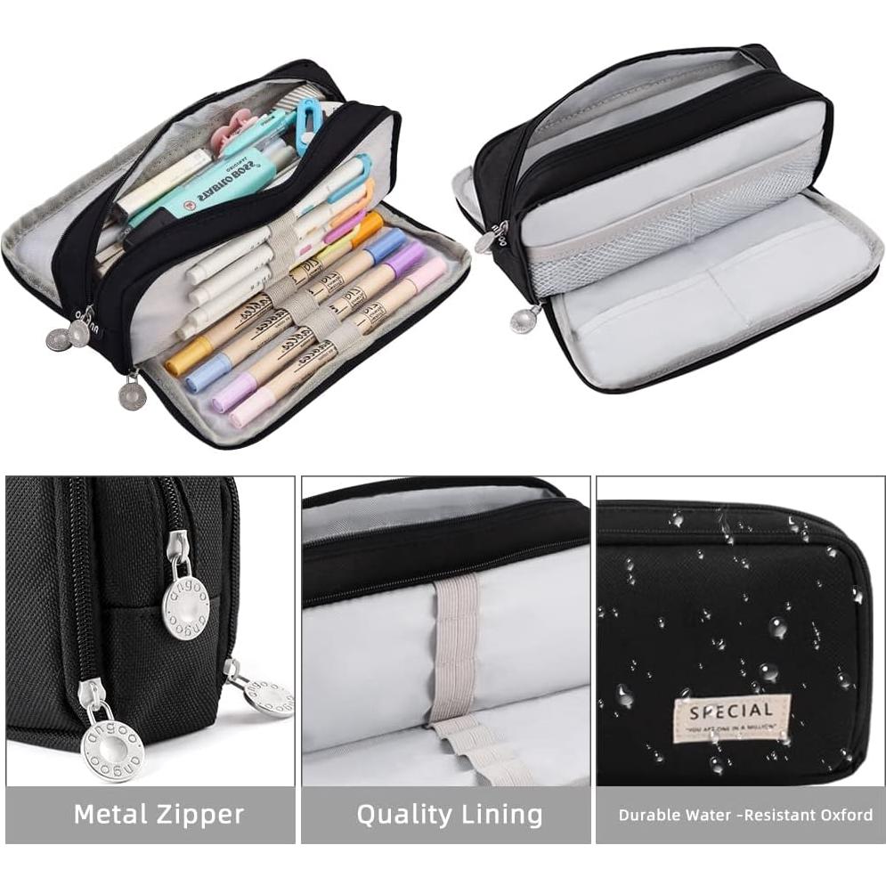 Estuche de Lápices iSuperb Grande 21x9cm 3 Compartimentos