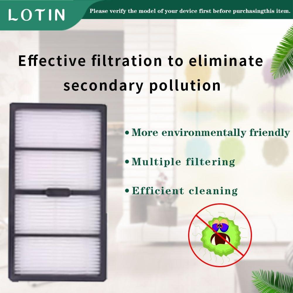 Kit de Repuestos para Aspiradora Robótica Roomba s9/s9+ LOTIN - 8 Cepillos y 8 Filtros