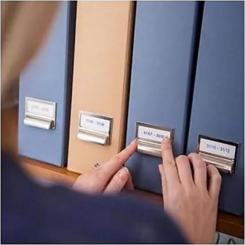 P-Touch Professional Label Maker PTM95 with 9 Type Styles and 8 Deco Patterns for Small Business, Home Office Organization, and Storage Labels - Portable Handheld Design with QWERTY Keyboard