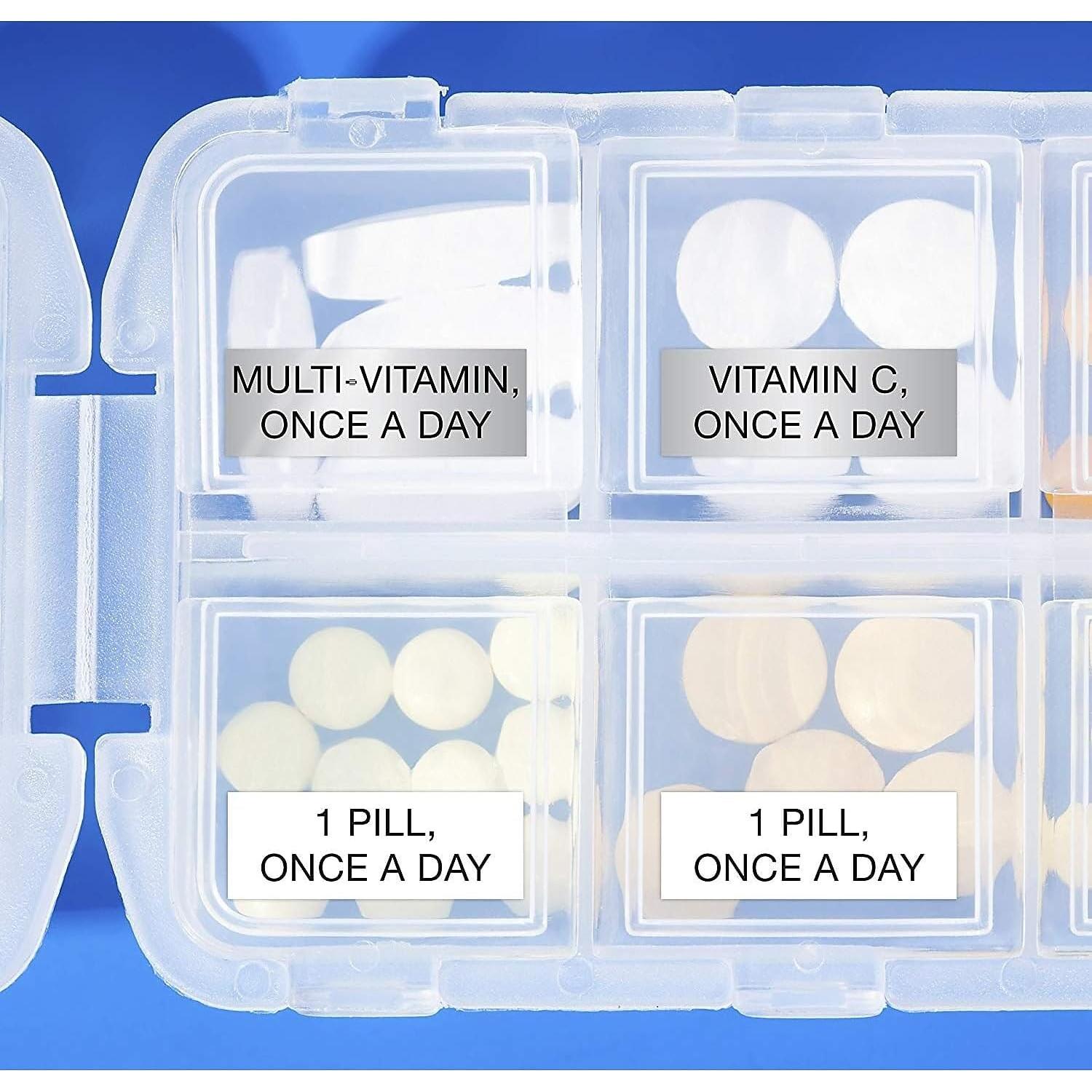 P-Touch Professional Label Maker PTM95 with 9 Type Styles and 8 Deco Patterns for Small Business, Home Office Organization, and Storage Labels - Portable Handheld Design with QWERTY Keyboard