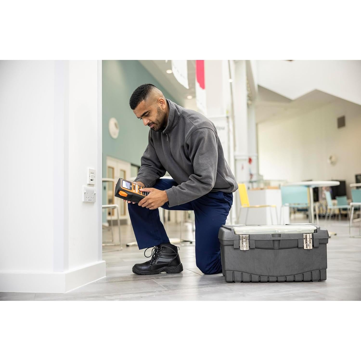 Brother PT-E310BTVP P-Touch Edge Handheld Industrial Label Printer Kit with Bluetooth and USB-C (up to 18mm Labels)