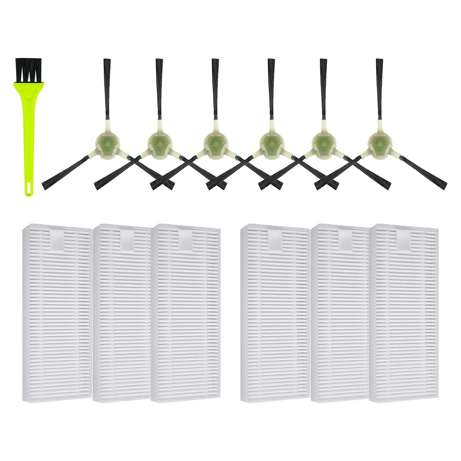 Filtros y Cepillos de Reemplazo Lefant M210 Pro - 12 Piezas