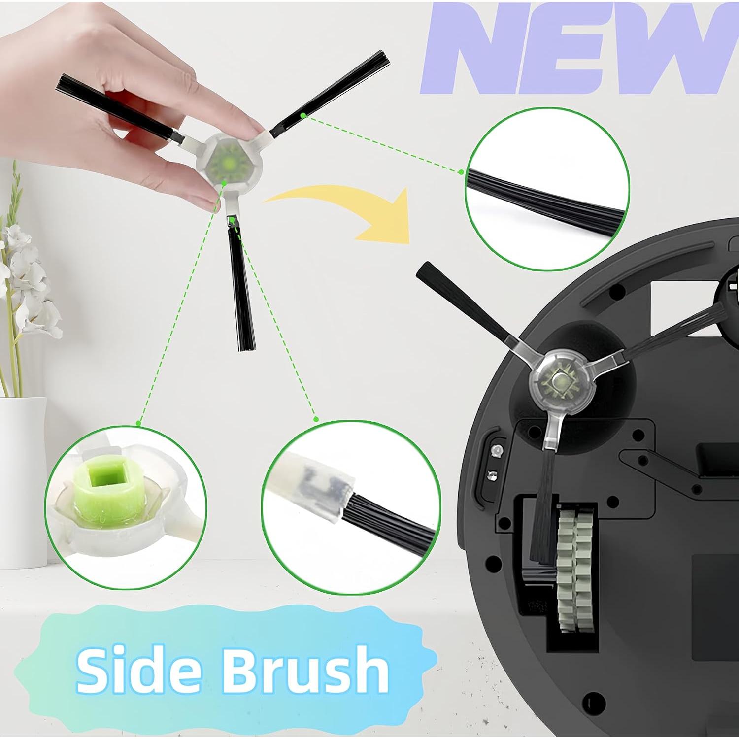 Filtros y Cepillos de Reemplazo Lefant M210 Pro - 12 Piezas