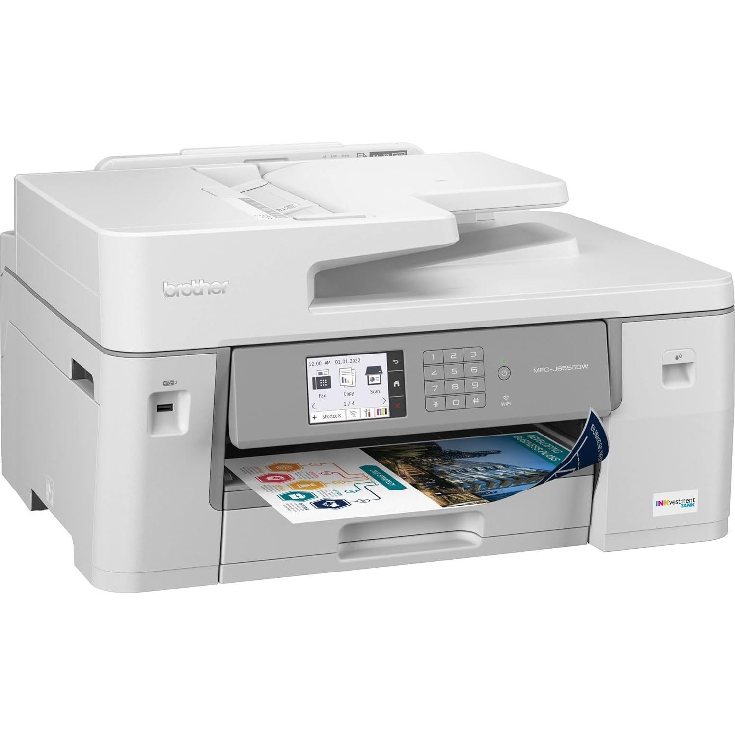 Impresora Brother MFC-J6555DW INKvestment Color A3 Todo-en-Uno