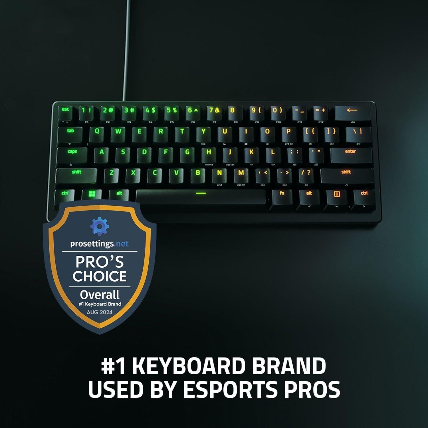 Teclado Gaming Razer Huntsman V3 Pro Mini 60% Negro