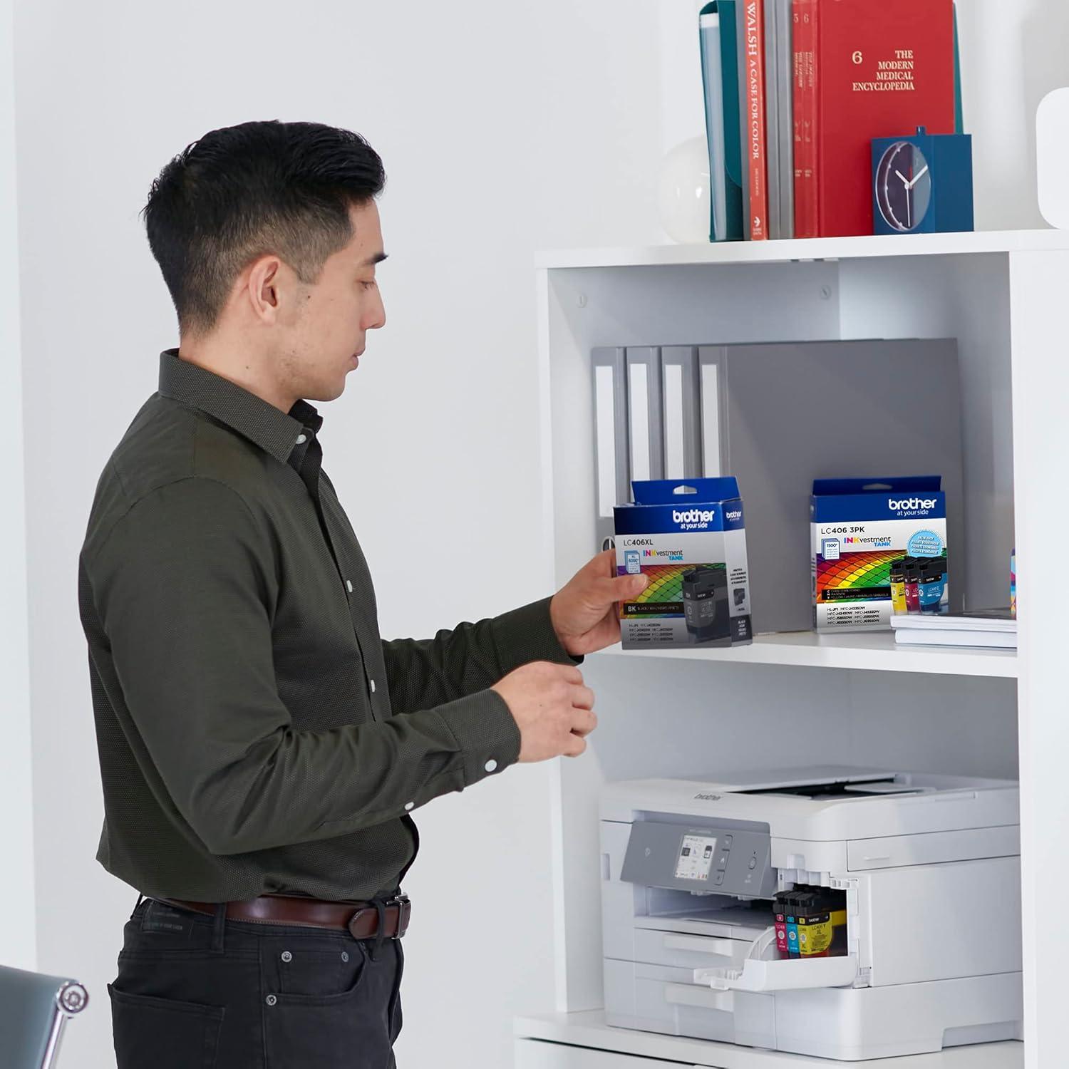 Cartuchos de Tinta Brother LC4063PK Cian, Magenta y Amarillo