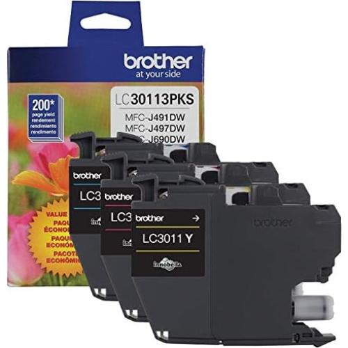 Cartuchos de Tinta Brother LC3011BK/Cian/Magenta/Amarillo