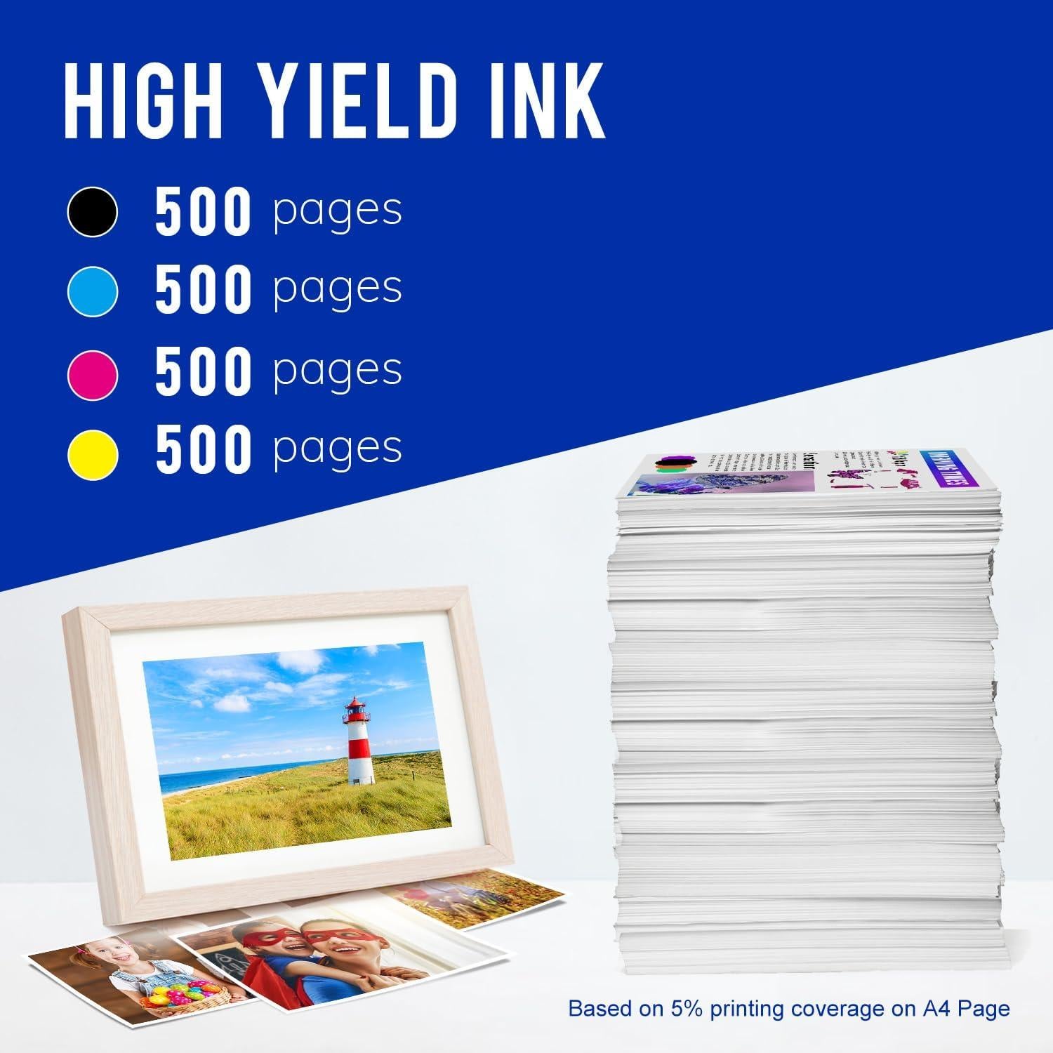 Cartuchos de tinta Valinkso LC401XL compatibles para Brother