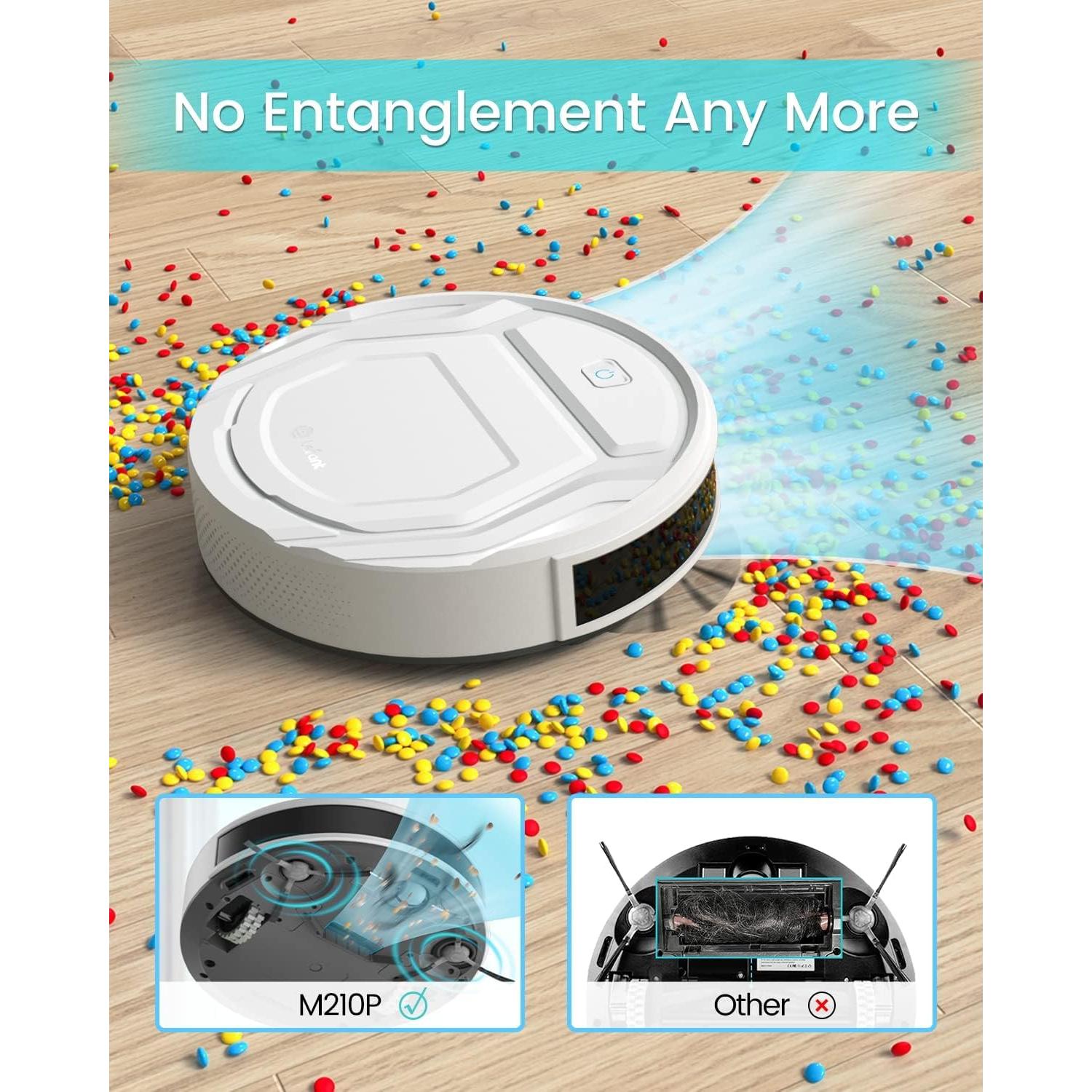 Lefant M210P Robot Vacuum with Remote Control