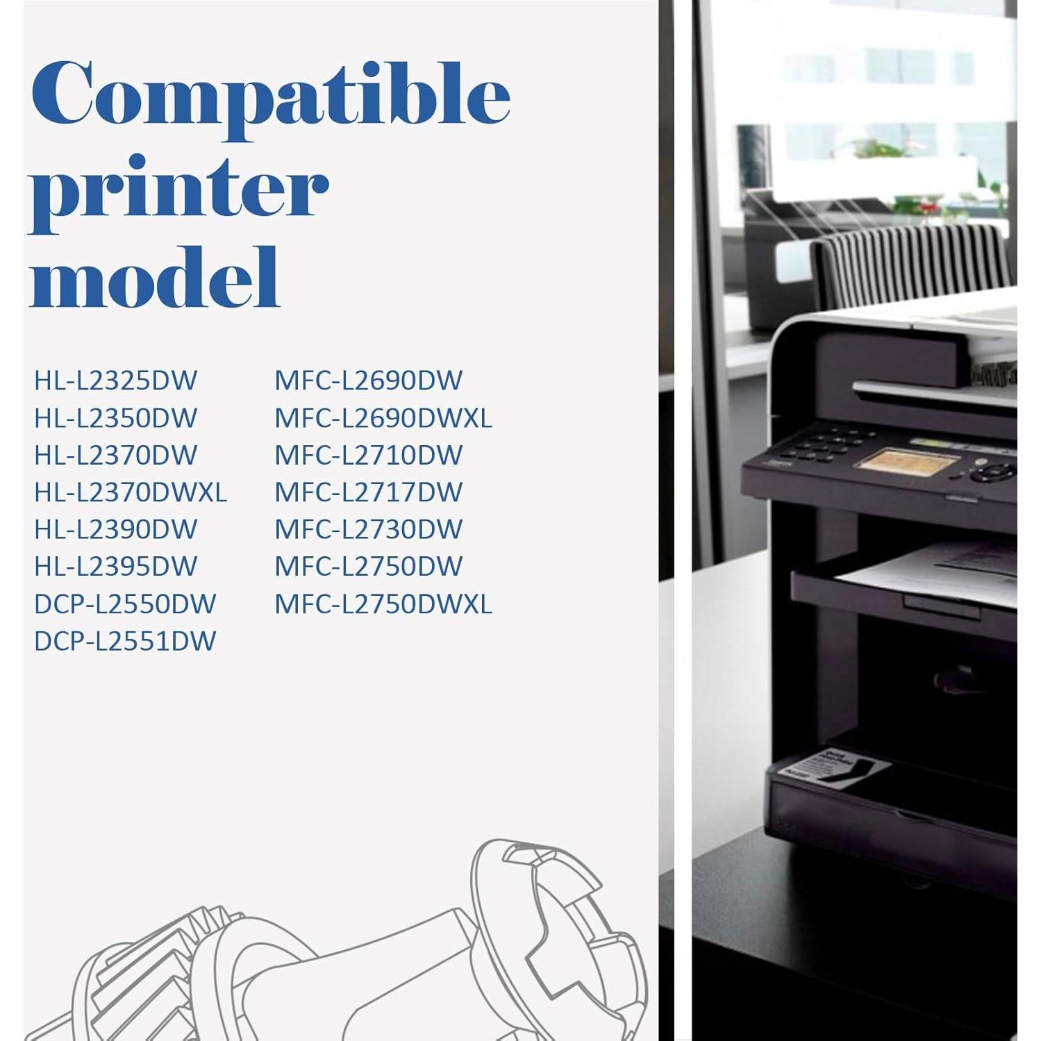 Tóner TN760 Negro Alto Rendimiento THP para Brother