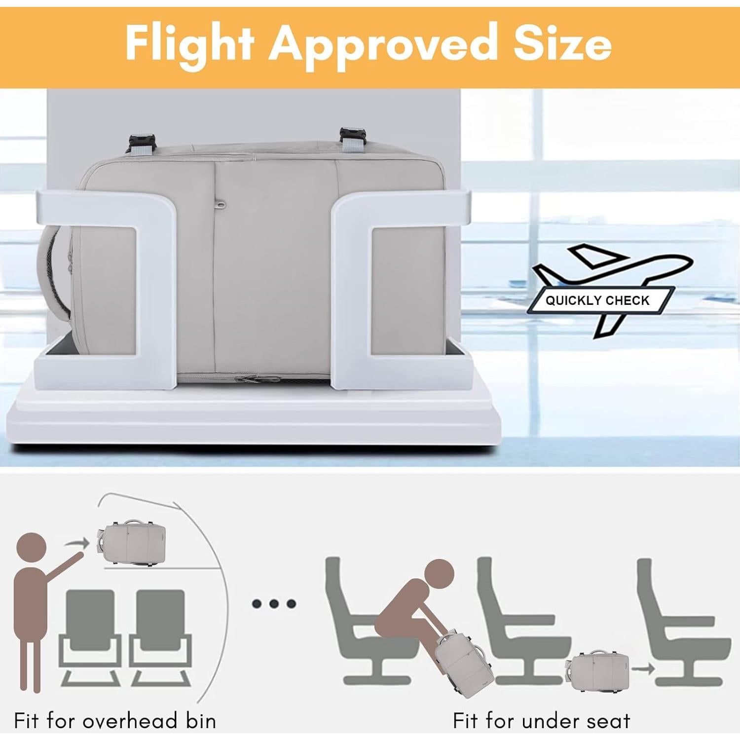 Mochila Taygeer para Portátil 15.6" Marrón para Mujeres