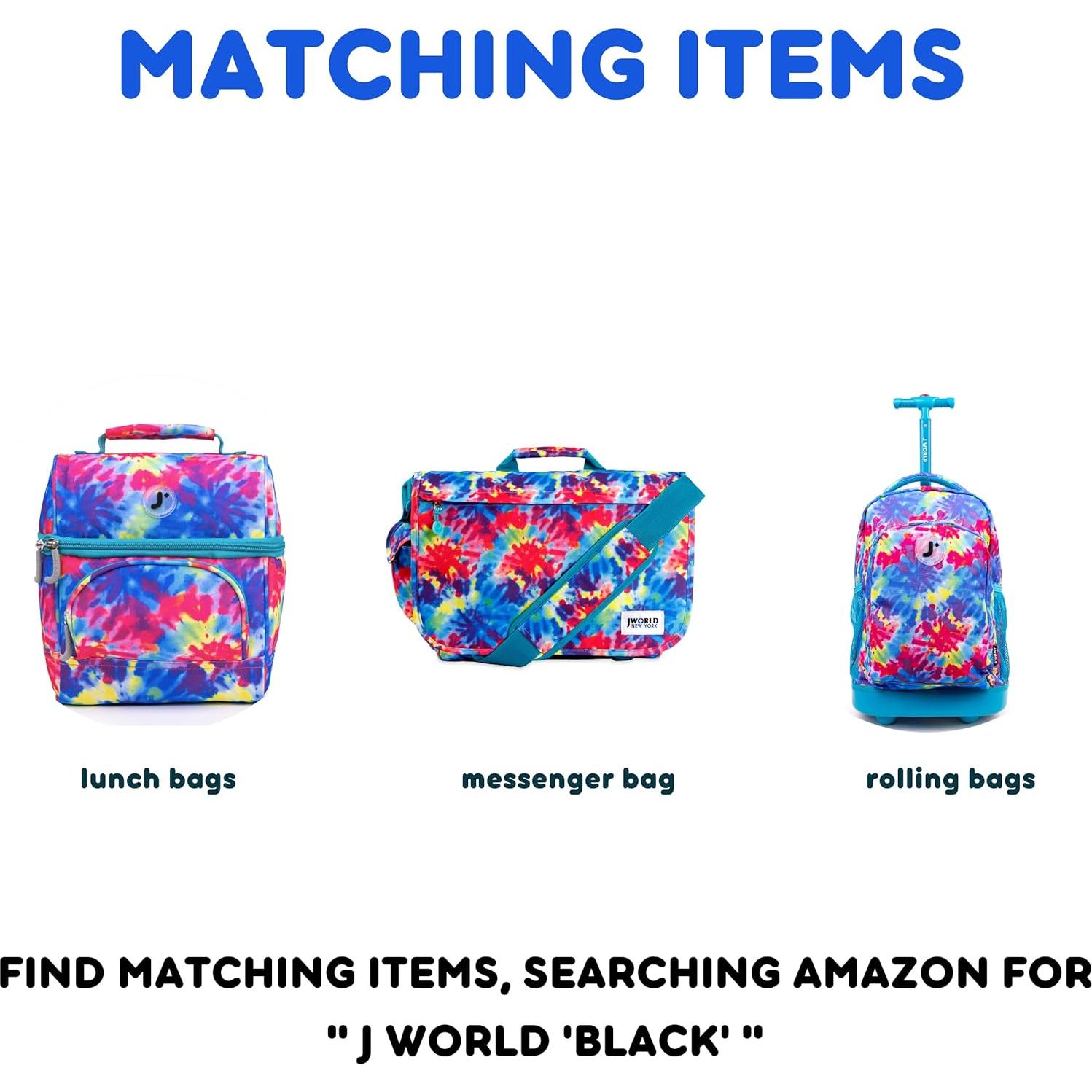 Mochila Rodante J World New York RBS-17 Negra 1.59 kg