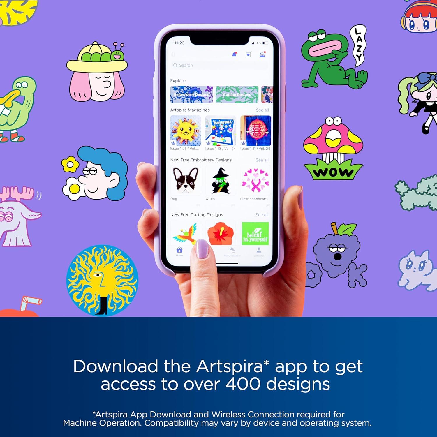 Máquina de Bordado Brother Skitch PP1 con Artspira 10.2x10.2cm