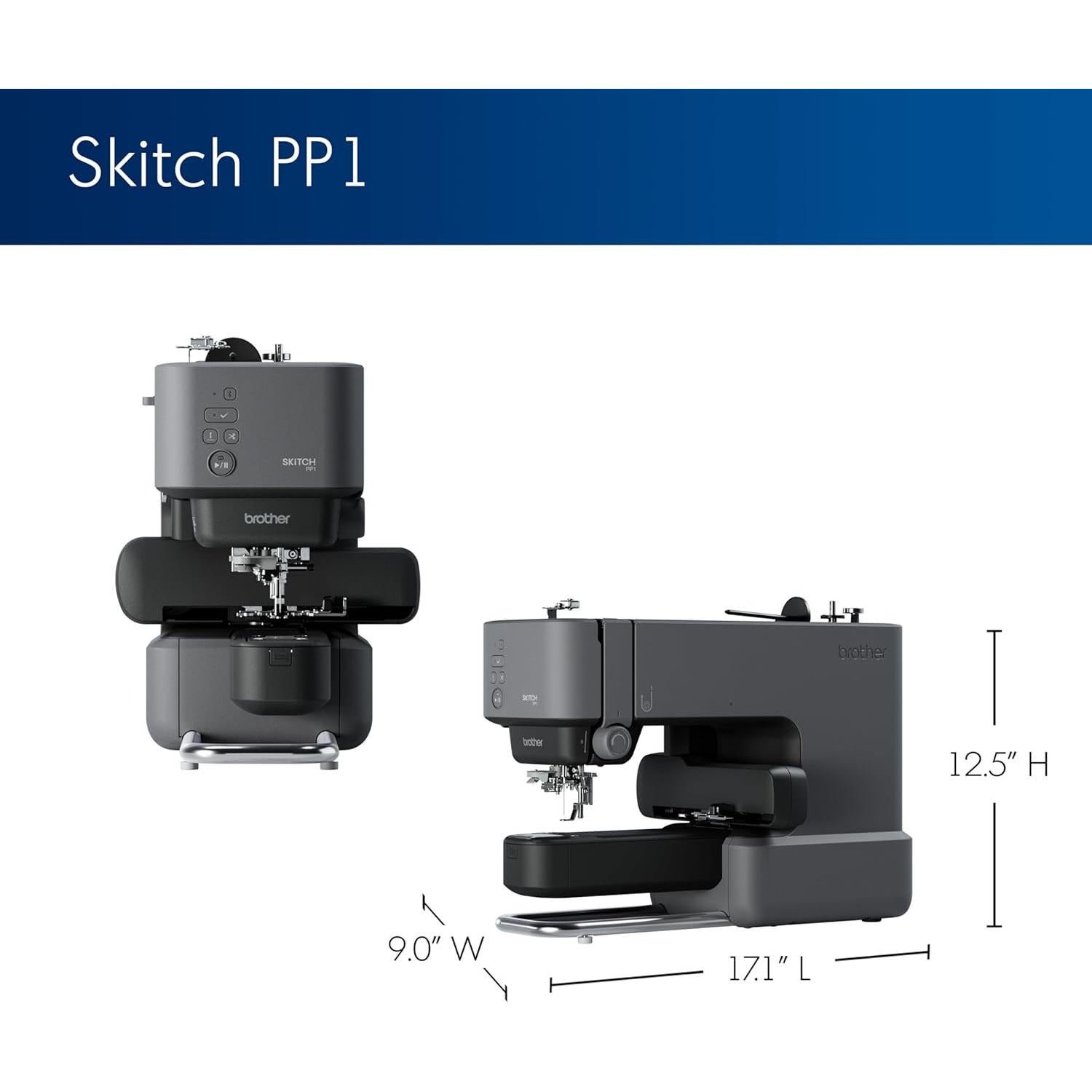 Máquina de Bordado Brother Skitch PP1 con Artspira 10.2x10.2cm