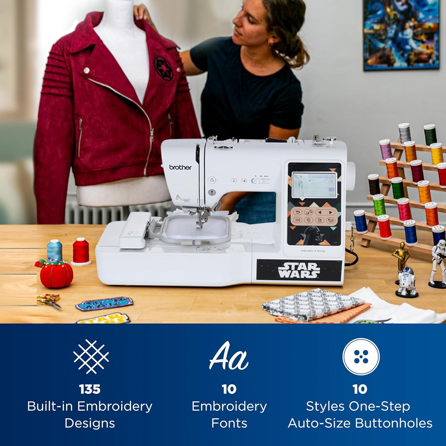 Máquina de Coser y Bordar Brother LB5500S Star Wars 2-en-1