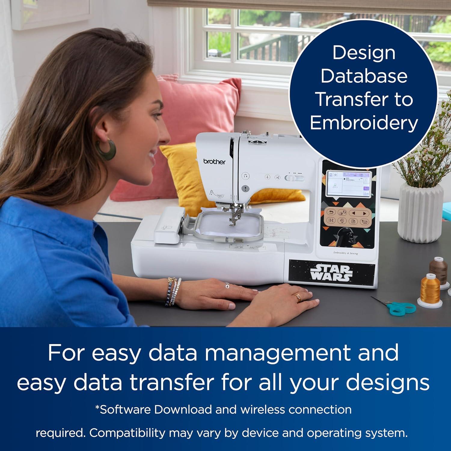 Máquina de Coser y Bordar Brother LB5500S Star Wars 2-en-1