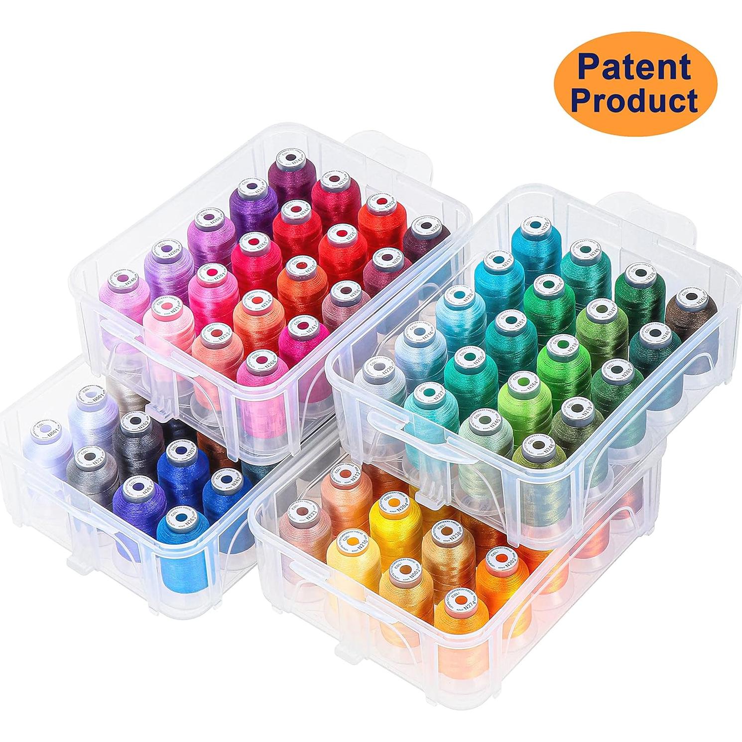 Kit de Hilo de Bordar Nuevo Brothread 80 Carretes 500m