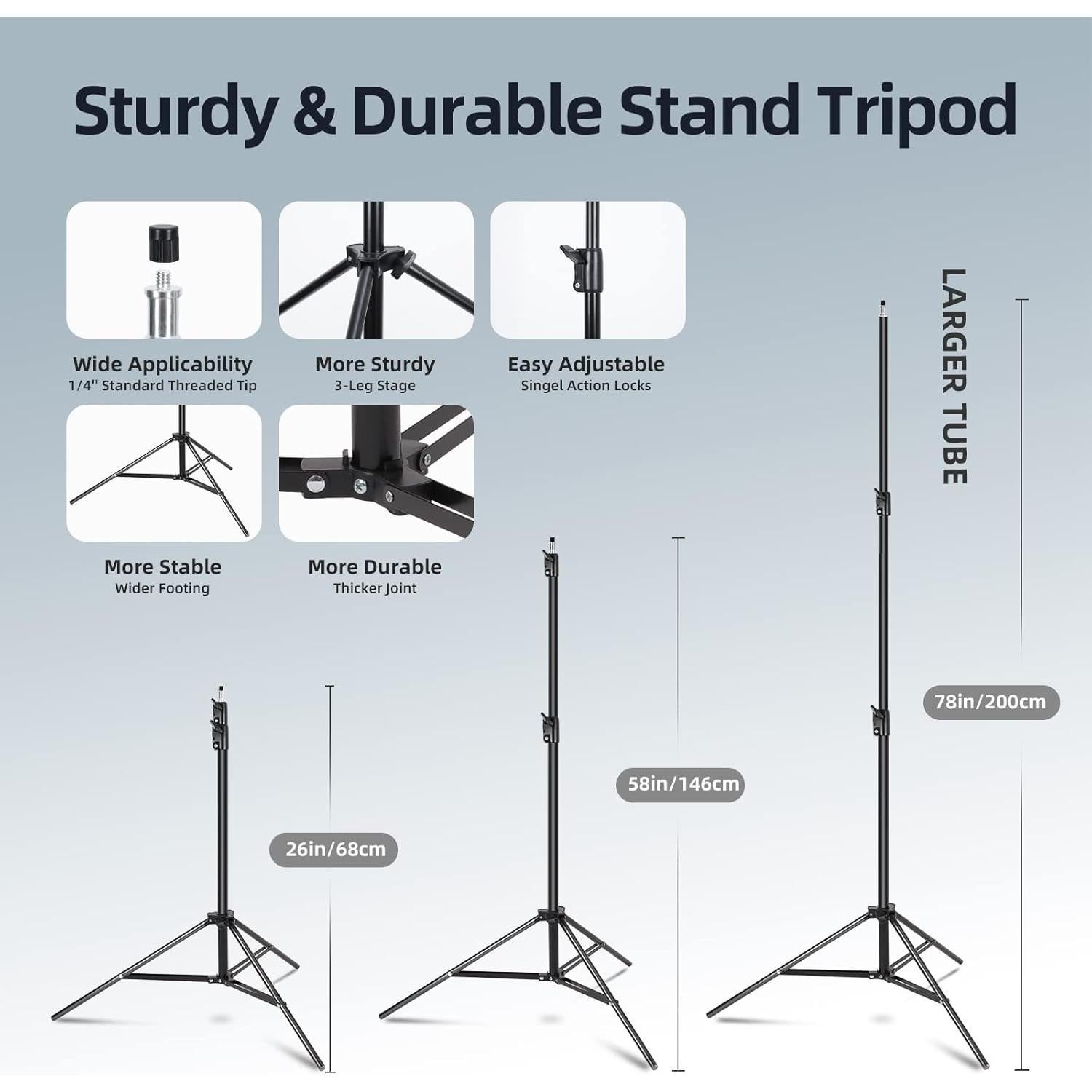 Kit de Iluminación Softbox Skytex 50x70cm 85W LED para Fotografía