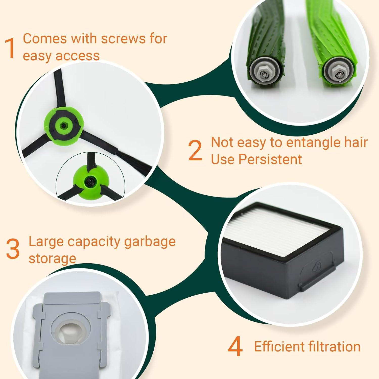 Kit de Accesorios Yojolee para iRobot Roomba J7 J5 J6 J8