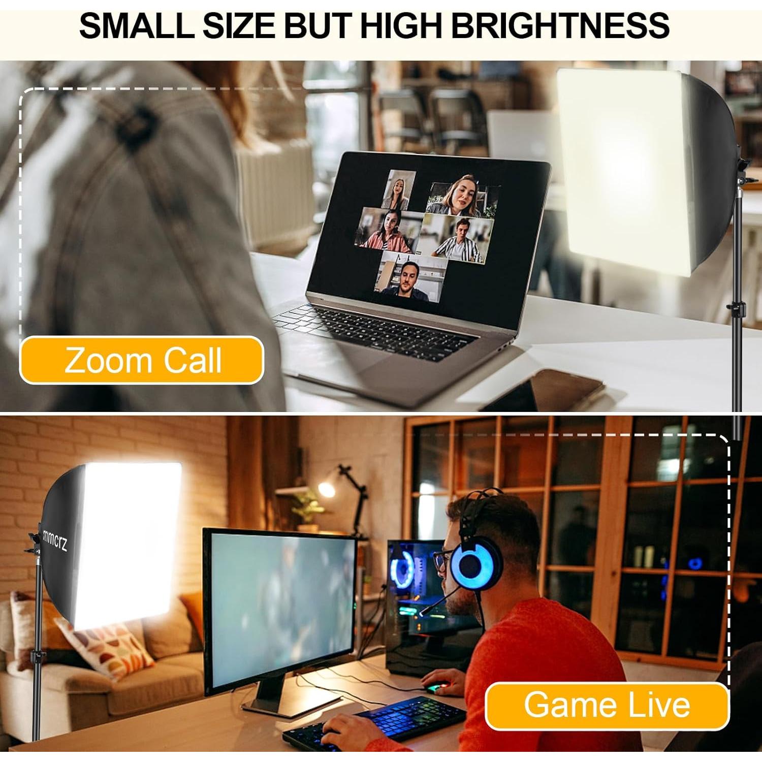 Kit de Iluminación Softbox Profesional mmcrz 2 Paquetes 16x16"