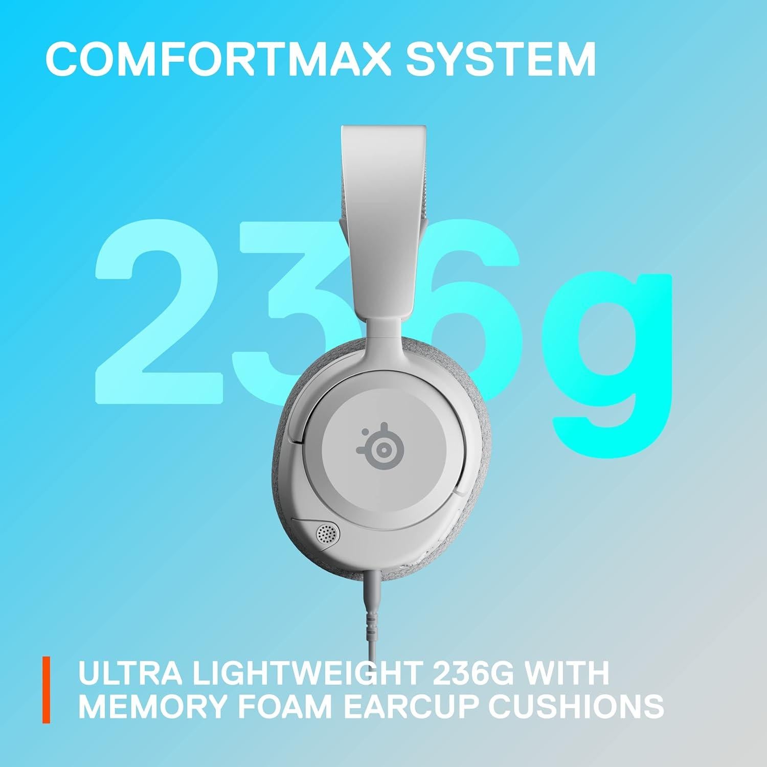 Auriculares SteelSeries Arctis Nova 1P - Audio Espacial 360° - Blanco