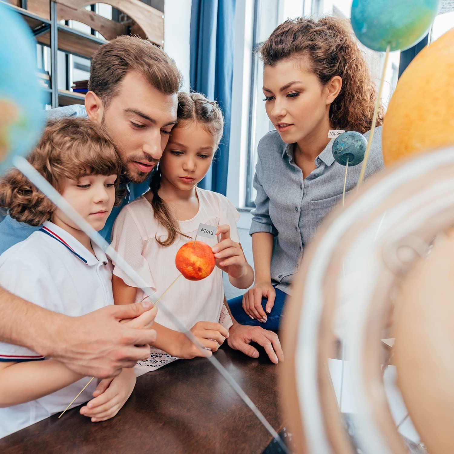 Kit modelo sistema solar 48 piezas Ourtroness educativo