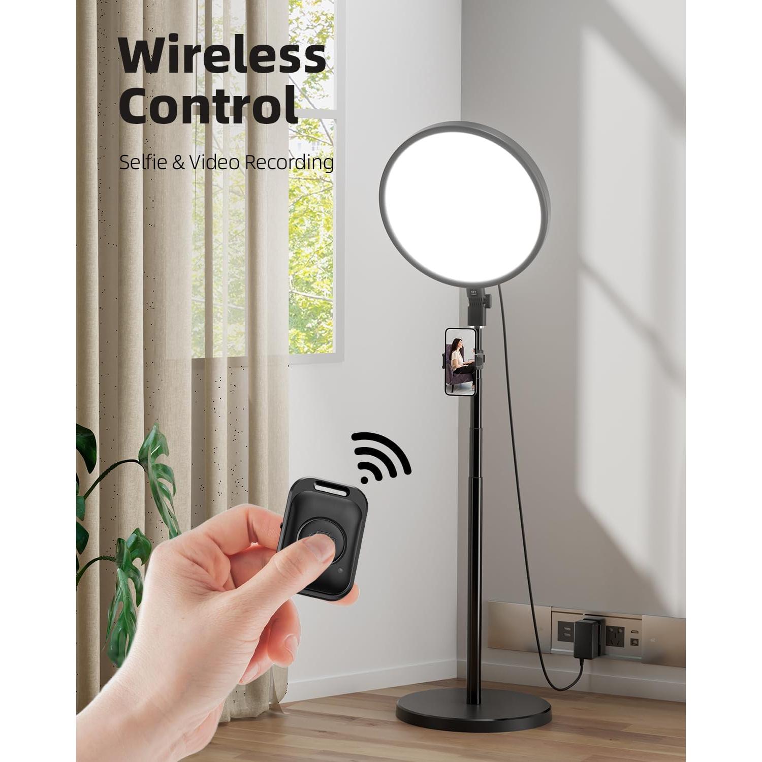 Anillo de Luz Grande TODI 200 cm con Soporte y Control Remoto