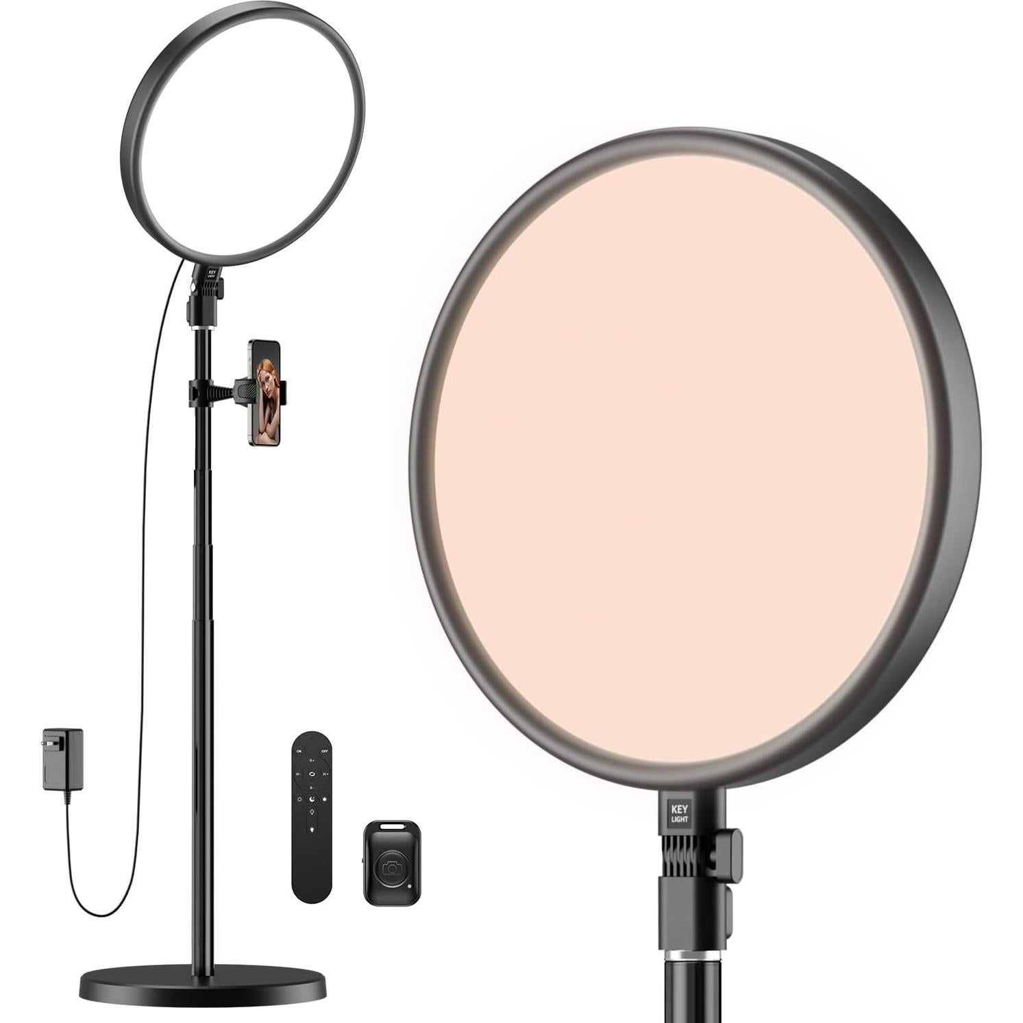 Anillo de Luz Grande TODI 200 cm con Soporte y Control Remoto