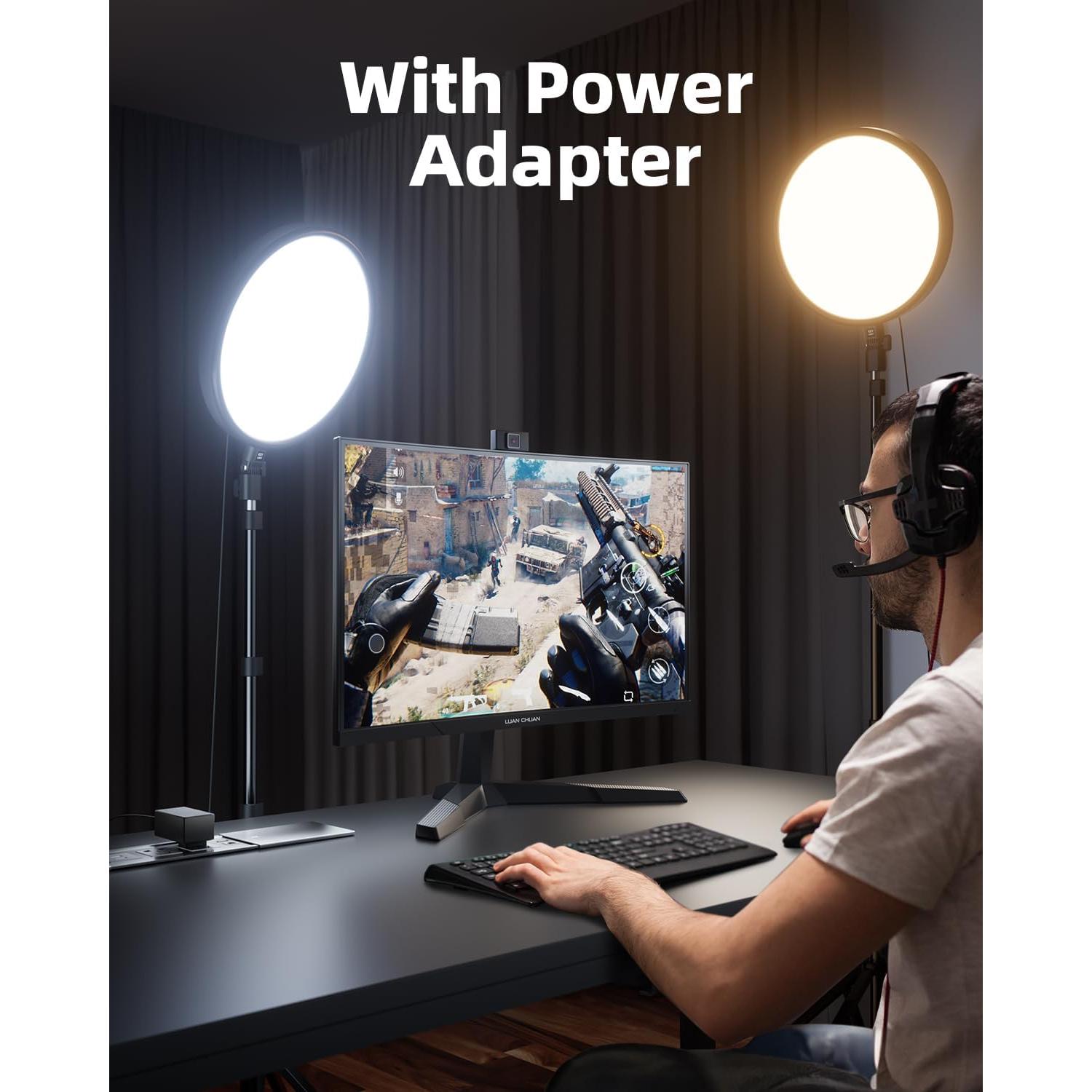 Luz de Anillo Profesional Weilisi con Trípode Ajustable 182.88 cm