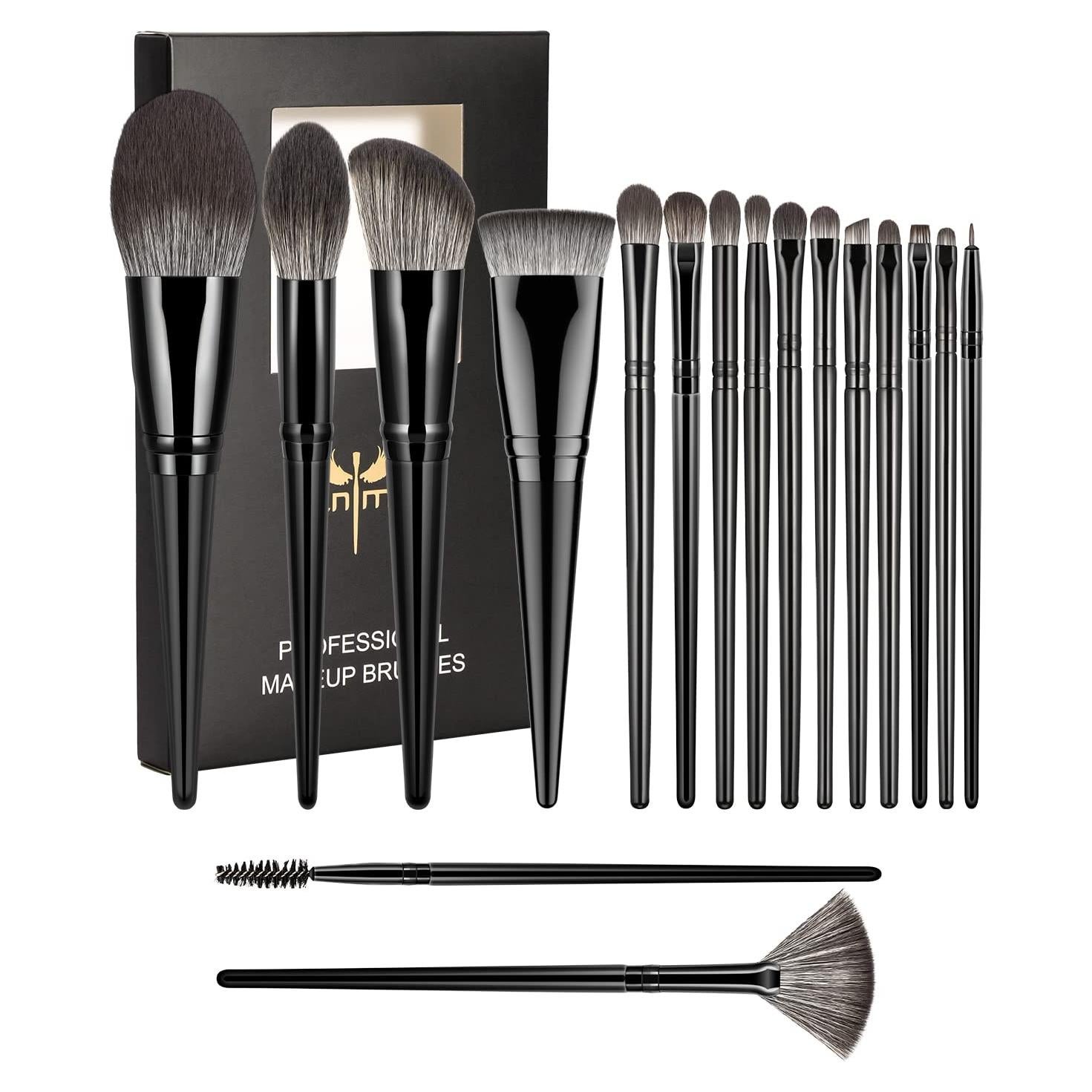 Conjunto de Brochas de Maquillaje Anmor 11 Piezas Premium