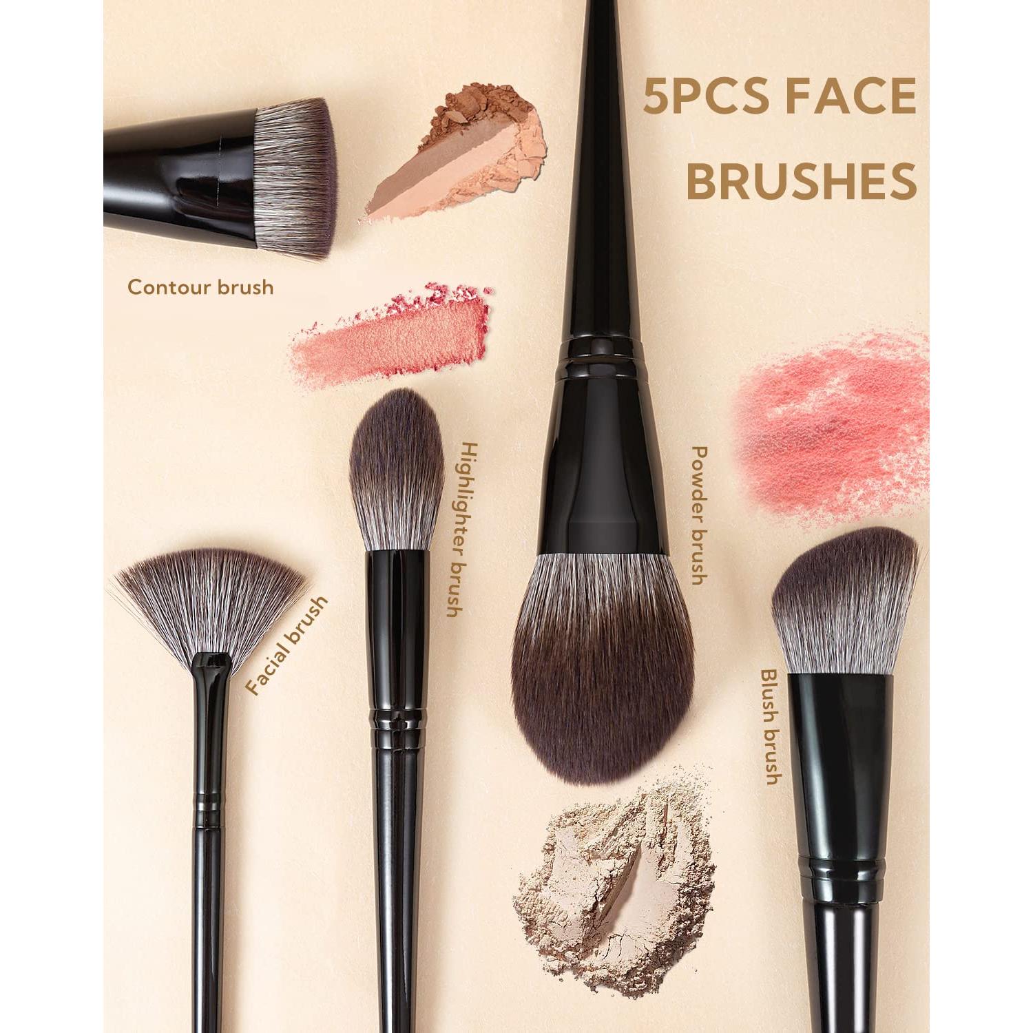 Conjunto de Brochas de Maquillaje Anmor 11 Piezas Premium