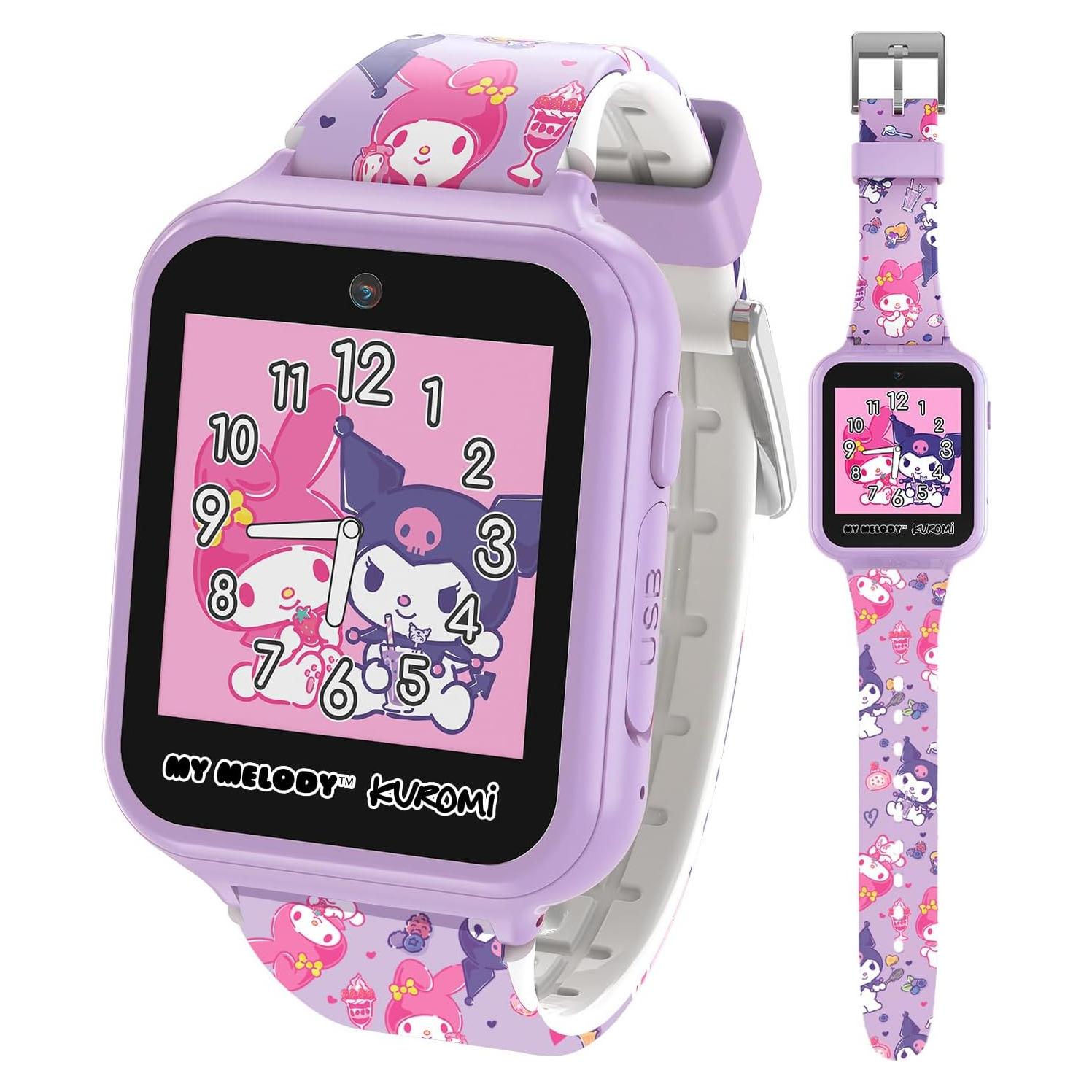 Reloj inteligente Sanrio My Melody y Kuromi 10 caras juegos