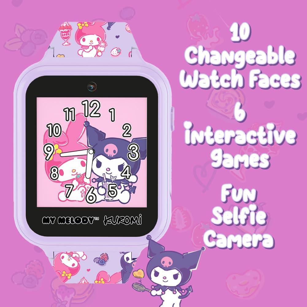 Reloj inteligente Sanrio My Melody y Kuromi 10 caras juegos