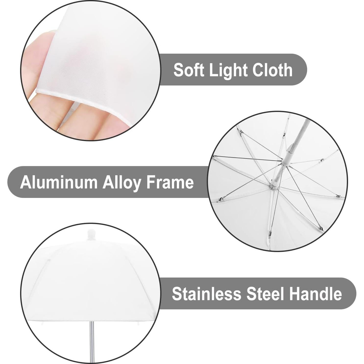 Paraguas Reflector de Luz Suave Cosmos 50cm 2 Pack