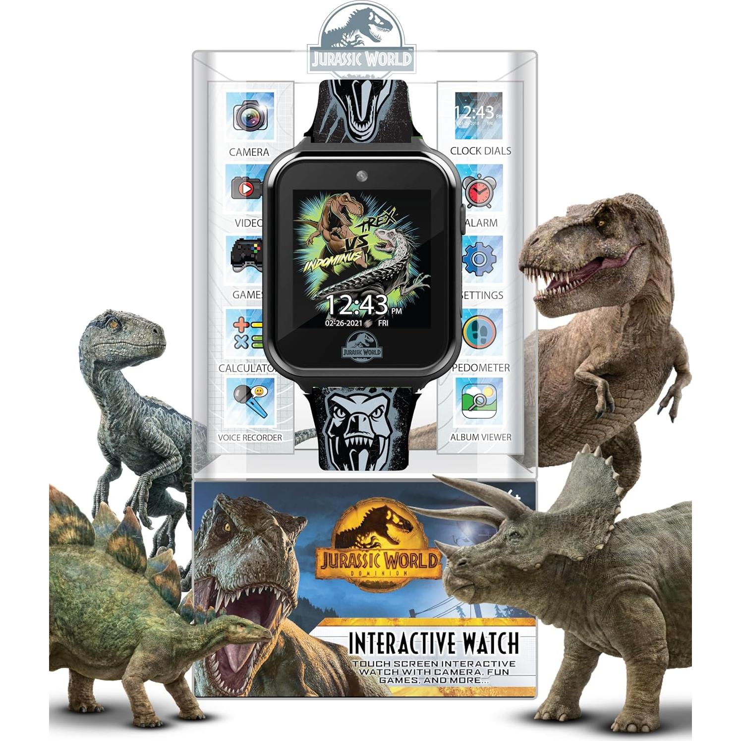 Reloj Inteligente para Niños Jurassic World - Pantalla Táctil, Cámara, Juegos