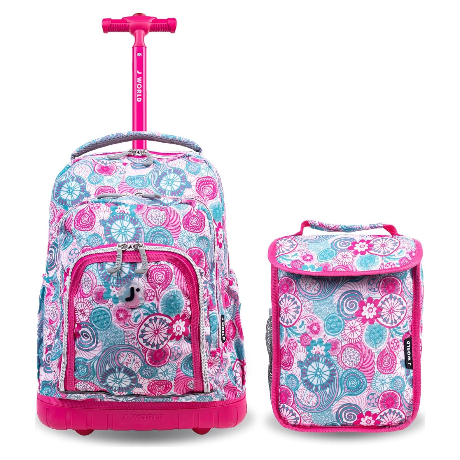 Mochila Rodante J World New York Lollipop + Bolsa Almuerzo