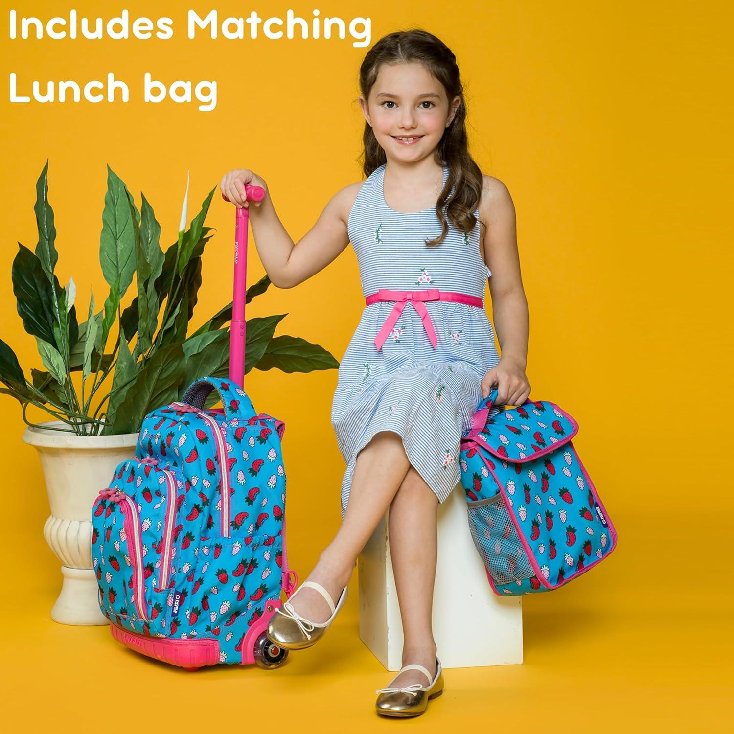 Mochila Rodante J World New York Lollipop + Bolsa Almuerzo