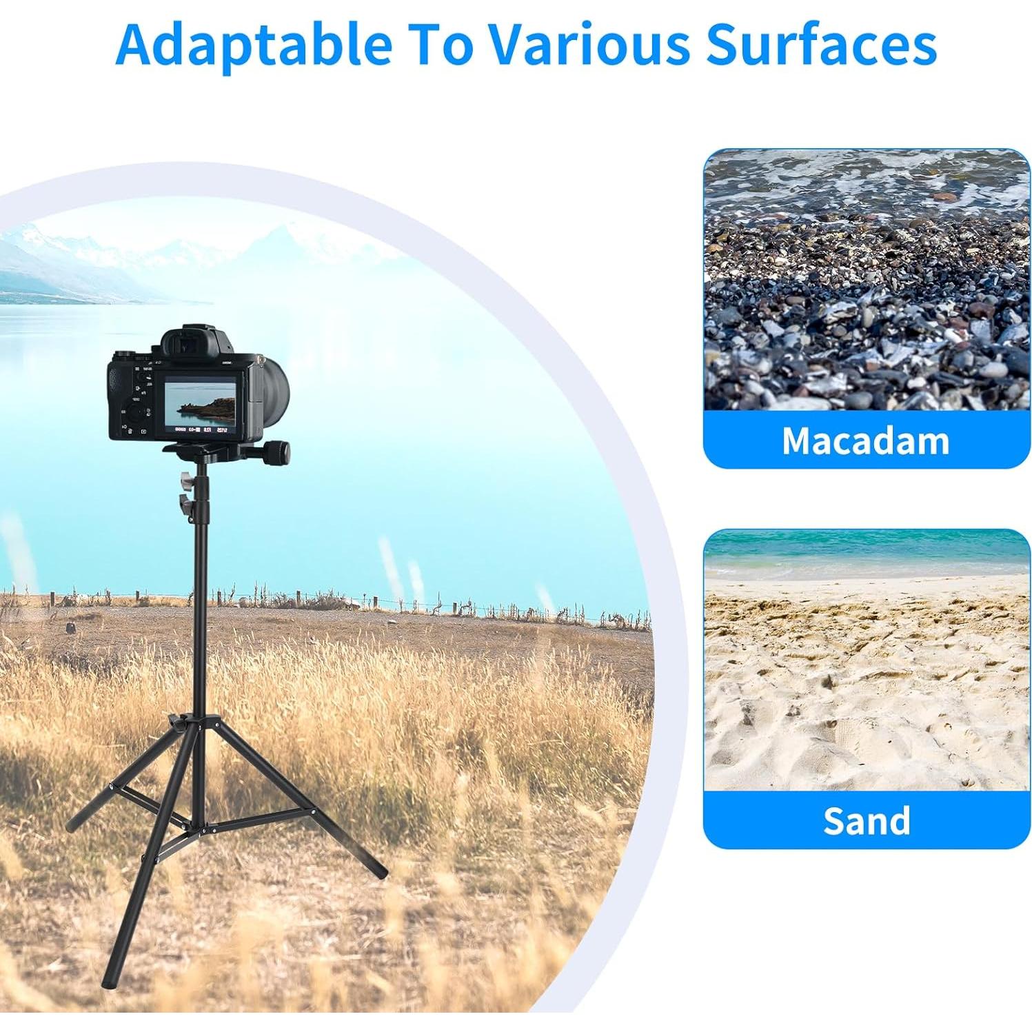 Soporte de Luz Fotográfica Ajustable Anautin 2 Piezas 2.62-6.9m