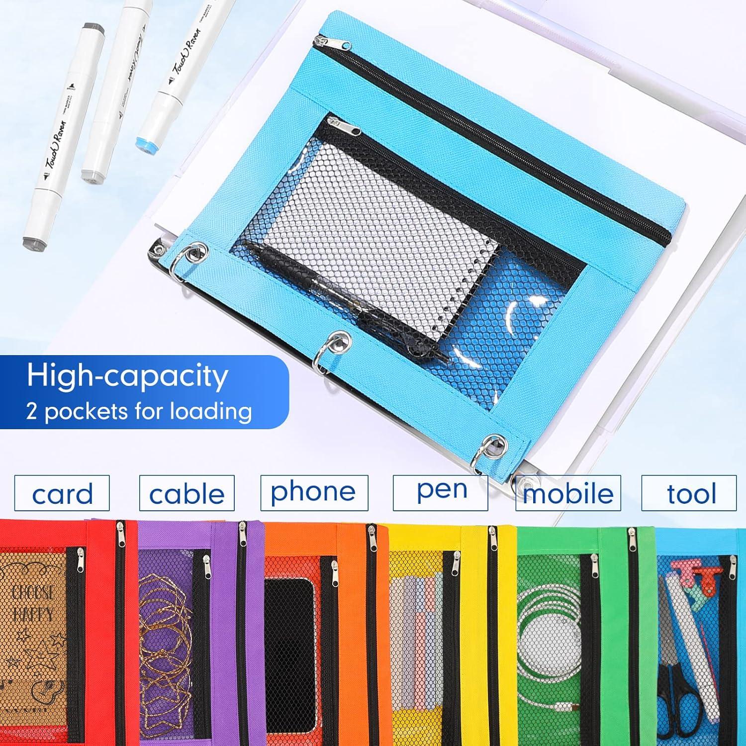 Paquete de 48 fundas de lápiz Leelosp 25x19 cm colores surtidos