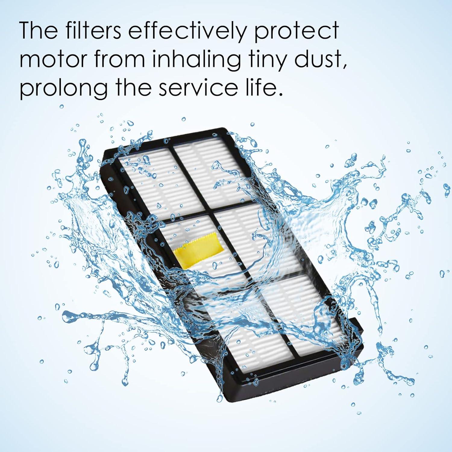 Filtro HEPA Garbage Fighter para iRobot Roomba 800/900 - 10 Piezas