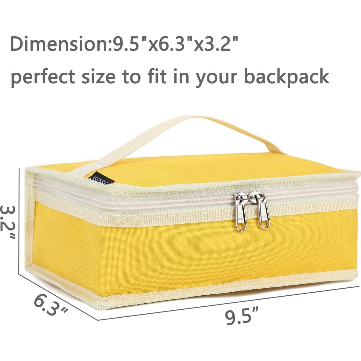 Bolsa Térmica FlowFly Amarillo 3L Aislante para Almuerzo