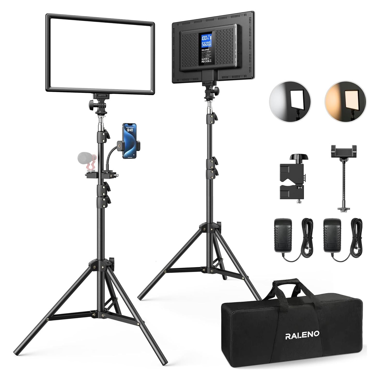 Kit de Iluminación LED RaLeno VL-S192K con Soportes 75"