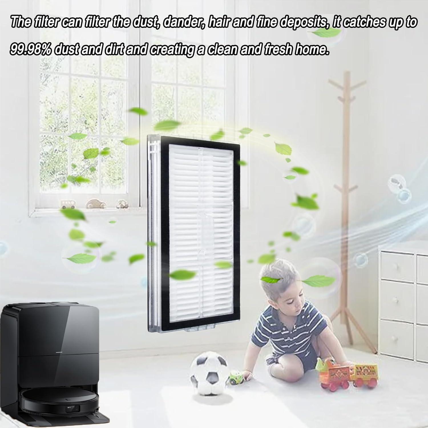 Filtros de Reemplazo Frexusuent para Aspiradora Saros 10R - 6 Pcs