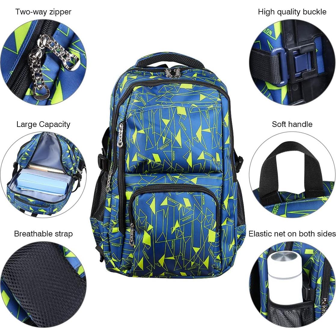 Mochila Rodante Escolar Trolley 6 Ruedas 89.92 cm Amarilla