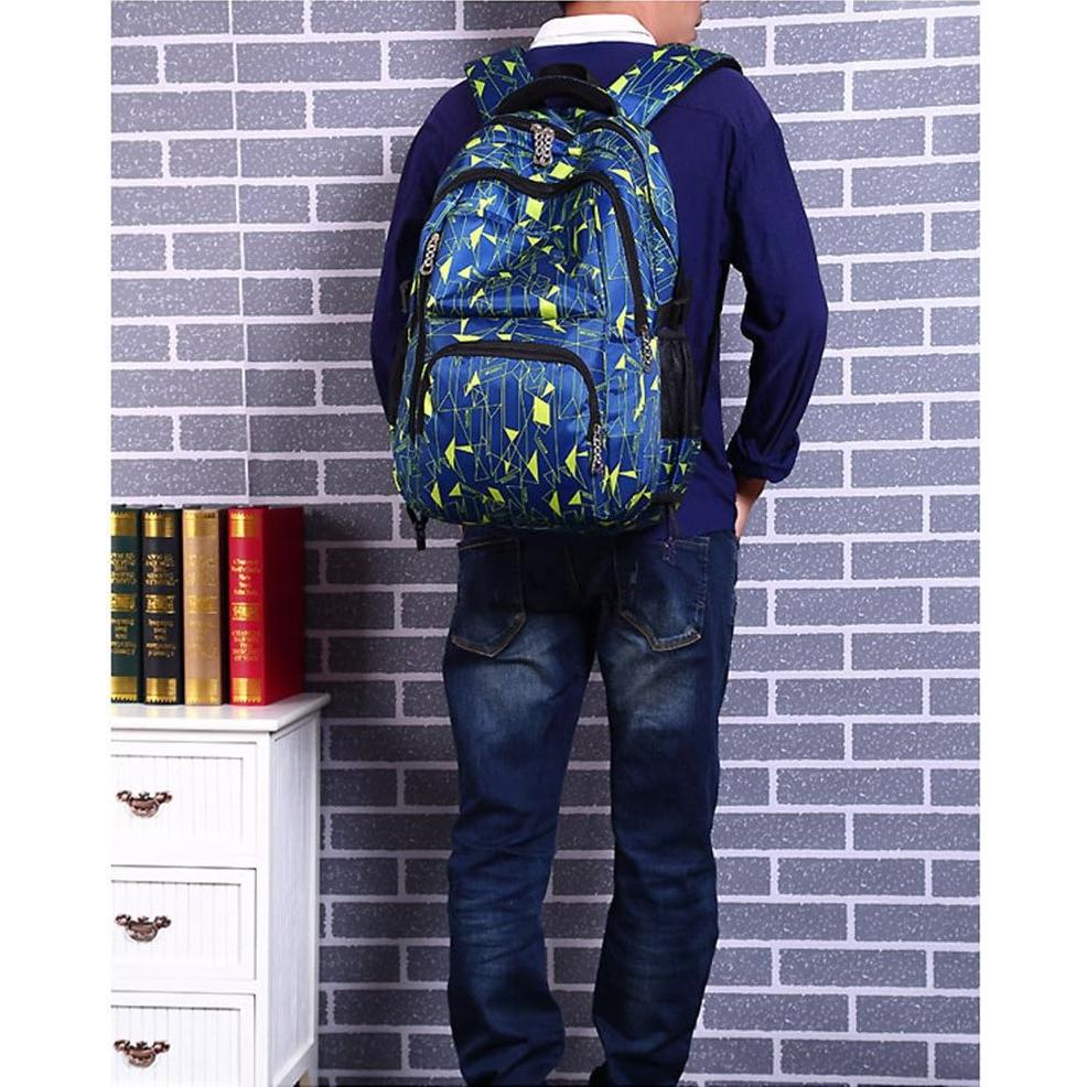 Mochila Rodante Escolar Trolley 6 Ruedas 89.92 cm Amarilla