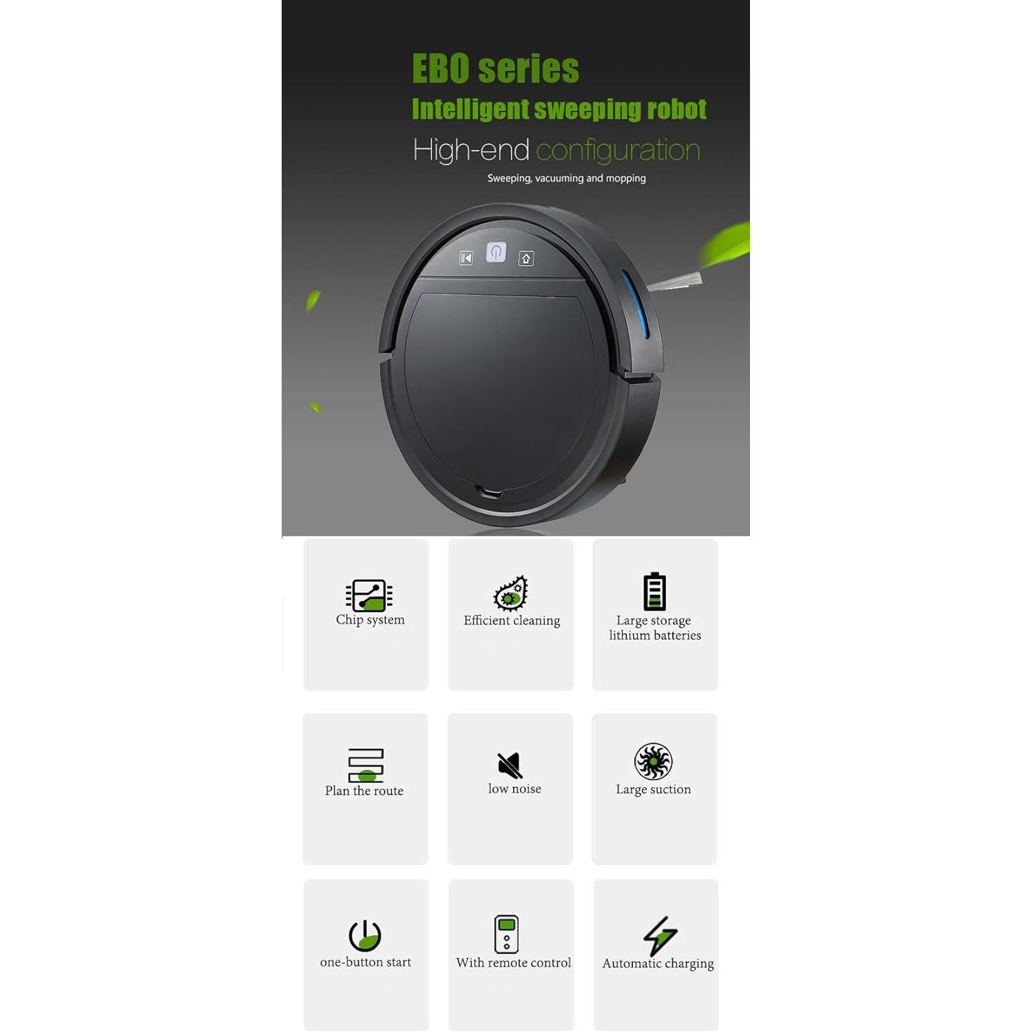 Aspiradora Robot Fayet Esencial 2500Pa Auto Carga Silenciosa